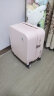 米熙mixi拉杆箱子行李箱小型登机箱14英寸飞机旅行箱包密码箱女粉色36 实拍图