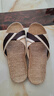 熙慕莱亚麻拖鞋男士凉拖鞋女家居鞋棉麻情侣凉鞋男防滑四季夏 灰色(男鞋) 42-43 码【28】男 实拍图