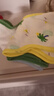 全棉时代 婴儿纱布花瓣口水兜 ,3条装 沙滩+马戏团+邦利果 29×32cm 实拍图