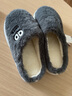 安尚芬 居家棉拖鞋男女士时尚百搭可爱萌兔柔软舒适防滑 情侣鞋 灰色【大眼睛】 40-41 适合39-40 实拍图