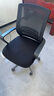 得力（deli）人体工学椅 办公椅电脑椅 网布靠背支撑久坐可升降转椅会议职员椅 黑色 弹性腰托舒适转椅 4901S 实拍图