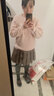 萝美酱百褶裙女夏季短裙jk制服小裙子学院风高腰春秋a字半身裙小个子 卡其加长款（抗皱西装面料） 2XL 【建议125-135斤】 实拍图