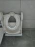 世纪宝贝（babyhood）儿童马桶辅助器 宝宝阶梯架坐便圈扶手架座便器 PU软坐垫 奶白灰 实拍图