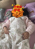 威尔贝鲁（WELLBER）恒温睡袋婴幼儿1-3岁竹棉睡衣秋冬儿童宝宝防踢被子薄夹棉 绮梦XL 实拍图