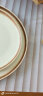 川岛屋（KAWASIMAYA）川岛屋牛排餐盘西餐盘家用白色盘子高级感轻奢早餐碟子意面盘 10英寸餐盘(芝麻金) 晒单实拍图
