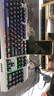 吉选 GESOBYTE G18 机械手感游戏键盘办公键盘有线 电脑笔记本USB外接网吧电竞背光 黑 套餐一蓝点橡胶滚轮鼠标 有线 实拍图