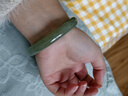 中国黄金（CHINA GOLD）晴水和田玉手镯浅青糯种羊脂玉镯子送女友送老婆生日礼物 圈号54 实拍图