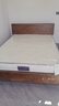 全友家居 胡桃木色实木床智能床现代简约主卧室双人大床1.8x2米家具 实拍图