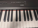 雅马哈电钢琴P125aB/WH智能电子钢琴88键重锤成人初学者便携式入门P115 P125a黑+单踏板+双管X架+标配 实拍图
