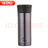 膳魔师（THERMOS）保冷保温杯470ml高真空不锈钢户外运动旅行带茶漏水杯CMK-501 BKP 实拍图