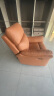左右沙发功能皮感科技布单人沙发单椅DZY6010 暮光橙31055 晒单实拍图