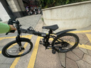 Jeep 吉普自行车折叠山地车前后双减震碟刹变速山地自行车-战神 战神LAND-黑色（双减震） 24速24寸（适合身高1.5~1.75m） 实拍图
