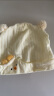 贝娜茜婴儿帽子春夏薄款0-6个月纯棉可爱无骨护卤门夏天新生儿宝宝胎帽 1169-米黄 1-12个月（40-47CM） 晒单实拍图