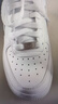 耐克NIKE板鞋女空军一号AF1 AIR FORCE 1运动鞋DD8959-100白35.5 实拍图