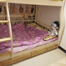 聚福财儿童床双层床男女孩上下铺成人床小户型带滑梯上下床上下层实木床 爬梯款 上铺宽130下铺宽150 实拍图