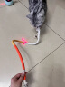 林中鸟 猫咬绳猫玩具猫咪咬咬绳自嗨解闷神器逗猫绳磨牙绳耐咬绳逗猫棒 手工啃咬绳【万事橙1只】 晒单实拍图