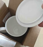 陶相惠茶杯陶瓷盖杯中号骨瓷水杯金边会议杯办公杯酒店商务喝茶开会杯子 实拍图