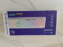 机械师K500F Pro客制化机械键盘 无线蓝牙gasket透明键盘 RGB全键热插拔办公游戏笔记本电脑键盘 【94键三模】青葱绿-GR银轴-RGB 实拍图