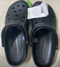 CROCS卡骆驰洞洞鞋贝雅男鞋女鞋轻便耐磨一脚蹬拖鞋休闲鞋|10126 【预售】黑色-001 40 (250mm) 实拍图