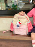 SHUKIKU儿童书包幼儿园防丢失防泼水大容量户外旅游双肩包桃子果汁S+码 实拍图