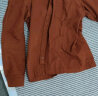 无印良品（MUJI）男式 法兰绒立领衬衫 长袖休闲百搭衬衣男士外套纯棉全棉ACA75C1A 砖红色 M （170/92A） 晒单实拍图