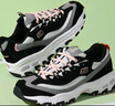 斯凯奇（Skechers）女鞋奶茶熊猫鞋复古百搭老爹鞋春季厚底增高休闲鞋舒适软底运动鞋 实拍图