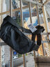 墨一 潮牌胸包男时尚潮流斜挎包户外运动休闲简约学生小挂包男士单肩包机能风轻便小背包 黑色 实拍图