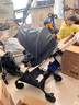 karmababy卡曼天使遛娃神器可坐可躺高景观便携式宝宝婴儿手推车轻便可折叠 【尊享版】天使-鎏金黑 实拍图