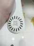 DECOVIEW挂脖风扇迷你随身便携空调usb小风扇办公室户外无叶电风扇制冷脖子头戴式颈部小型充电扇长续航 皎月白【4-6小时续航-3挡可调节】活动款 实拍图
