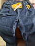 巴拉巴拉童装儿童牛仔裤男童女童加绒裤子秋冬宽松哈伦裤 牛仔中蓝88201 105 cm 实拍图