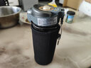 诺百纷第四代弹盖磁弹杯茶水分离泡茶杯男士女士户外便携大容量塑料水杯 深灰+大小茶仓550ml 实拍图