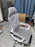 奥伦福特  电脑椅家用办公椅子靠背人体工学椅学习转椅老板座椅游戏电竞椅 【3级气杆+后躺+脚踏】白框灰网#焕新款 实拍图