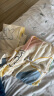 馨爱百年睡衣女夏天短袖纯棉韩版休闲甜美女士七分裤家居服可外穿薄款套装 QH5362 M(适合85-105斤） 实拍图