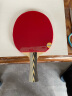 红双喜DHS 天弓3套胶 天弓三内能乒乓球胶皮反胶 红色 35度2.1 实拍图