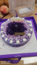 元祖 慕斯蛋糕 表白生日蛋糕同城配送女友儿童 新鲜当日送达动物奶油 紫晶蓝莓 8号（3-5人食用） 晒单实拍图