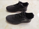卡帝乐鳄鱼真皮透气春季新款休闲皮鞋男韩版时尚百搭潮鞋户外运动鞋男防水防 Q5812黑色加绒款 43 实拍图