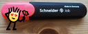 施耐德（Schneider）德国进口荧光笔大容量彩色重点标记笔彩色记号笔进口学生办公用job150 红色单支 晒单实拍图