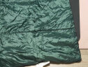 京东京造 信封式睡袋 户外露营防潮柔软贴身恒温加厚保暖冬季 军绿色1.0kg 实拍图