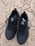 安踏云逸小黑鞋男鞋运动鞋子男士夏季皮面防泼水软底减震跑步徒步鞋子 【爆款推荐皮面防泼水神器】黑武士-4 40.5 码 实拍图