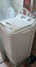 扬子7.5KG迷你洗衣机家用小型半全自动内衣裤洗袜子神器租房好物 豪华款银色7.5KG【洗脱一体+强动力电机】双旋钮 实拍图