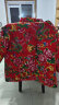 翡度尼（FAEDOONY）东北花棉袄女中国风2024款国潮牡丹花棉衣加厚保暖男女同款外套 红色 XL(145-165斤) 实拍图