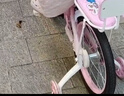 紫榕 儿童自行车女孩单车3-8岁公主款脚踏车男女宝宝小孩童车 公主粉【送货上门】可折叠自行车 16寸 适合100-120cm 实拍图
