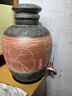 瓷小奴景德镇酒坛陶瓷酒缸瓶泡酒白酒罐葡萄酒坛子存酒瓶坛陶釉仿古密封 红荷10斤带龙头 实拍图