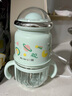 九阳辅食机婴儿破碎机多功能捣蒜器插电搅拌绞肉宝宝专用绞肉机打泥机 玉簪绿【双杯双刀】 实拍图