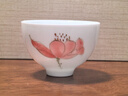 苏氏陶瓷（SUSHI CERAMICS）功夫茶杯手绘百花陶瓷个人杯子薄胎瓷主人杯节日礼盒 实拍图