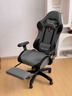 南皇电竞椅游戏椅子电脑椅人体工学椅可躺久坐舒服力学椅宿舍休闲办公 5代按摩款-纳帕魅影灰-4级气杆-搁脚-6D扶手乳胶坐垫 155-180度(含) 可旋转可升降扶手 -尼龙脚 实拍图