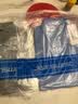 真维斯（Jeanswest）短袖衬衫男士夏季薄款韩版潮流修身商务冰丝休闲半袖衬衣棉质春秋 灰色+天蓝【两件】 XL 实拍图