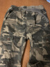 季言夏季迷彩裤男工装裤男束脚裤男生秋季长裤修身运动美式男裤 迷彩色（厚面料） 30 实拍图