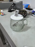 玻璃杯带盖勺小熊杯高颜值杯子办公室家用咖啡杯网红爆款水杯 1只装小熊杯（带勺子）270ml 实拍图