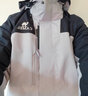 骆驼（CAMEL）三防冲锋衣户外登山服防风防水防污三合一运动外套 A9W114120-1X，黑色，女 L 实拍图